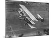 Barling Bomber Triplane in Flight-null-Mounted Photographic Print