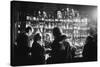 Barmaid in Smoky Pub-null-Stretched Canvas