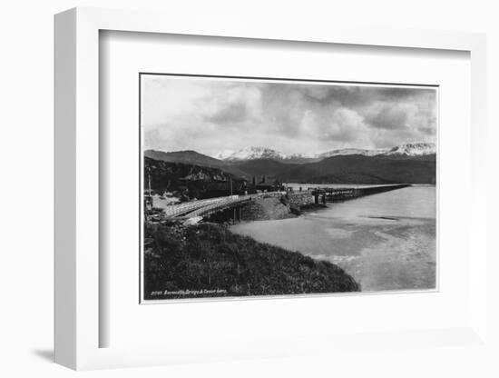 Barmouth Bridge and Cader Idris-null-Framed Photographic Print