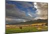 Barn Along Indian Creek and the Whitefish Range, Eureka, Montana-Chuck Haney-Mounted Photographic Print