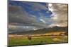 Barn Along Indian Creek and the Whitefish Range, Eureka, Montana-Chuck Haney-Mounted Photographic Print