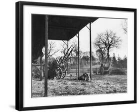 Barn and Carts-null-Framed Photographic Print