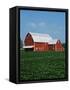 Barn and Corn Field-Joseph Sohm-Framed Stretched Canvas