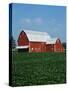 Barn and Corn Field-Joseph Sohm-Stretched Canvas