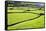 Barn and Dry Stone Walls in Meadows at Gunnerside-Mark Sunderland-Framed Stretched Canvas