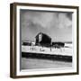 Barn and Farm Buildings in Snow, as Seen from Train Window-Walker Evans-Framed Photographic Print