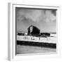 Barn and Farm Buildings in Snow, as Seen from Train Window-Walker Evans-Framed Photographic Print