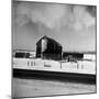 Barn and Farm Buildings in Snow, as Seen from Train Window-Walker Evans-Mounted Photographic Print