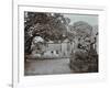 Barn and Farmhouse at Homestall Farm, Peckham Rye, London, 1908-null-Framed Photographic Print