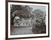 Barn and Farmhouse at Homestall Farm, Peckham Rye, London, 1908-null-Framed Photographic Print