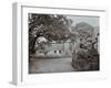 Barn and Farmhouse at Homestall Farm, Peckham Rye, London, 1908-null-Framed Premium Photographic Print