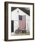 Barn and Motorcycle-Zhen-Huan Lu-Framed Art Print