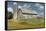 Barn and Silo, Minnesota, USA-Michael Scheufler-Framed Stretched Canvas