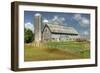 Barn and Silo, Minnesota, USA-Michael Scheufler-Framed Photographic Print