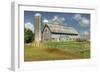 Barn and Silo, Minnesota, USA-Michael Scheufler-Framed Photographic Print