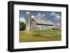 Barn and Silo, Minnesota, USA-Michael Scheufler-Framed Photographic Print