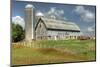 Barn and Silo, Minnesota, USA-Michael Scheufler-Mounted Photographic Print