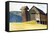 Barn and Silo, Vermont-Edward Hopper-Framed Stretched Canvas