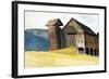 Barn and Silo, Vermont-Edward Hopper-Framed Giclee Print