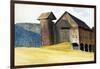 Barn and Silo, Vermont-Edward Hopper-Framed Giclee Print