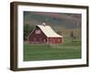 Barn and Windmill in Colfax, Palouse Region, Washington, USA-Adam Jones-Framed Photographic Print