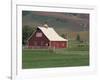 Barn and Windmill in Colfax, Palouse Region, Washington, USA-Adam Jones-Framed Photographic Print