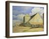 Barn at Cherington, Gloucestershire-William Rothenstein-Framed Giclee Print