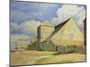 Barn at Cherington, Gloucestershire-William Rothenstein-Mounted Giclee Print