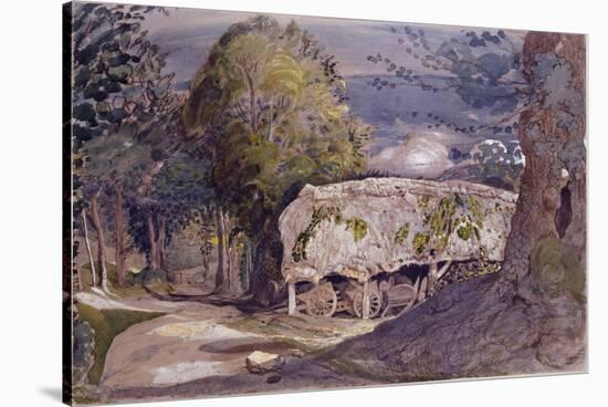 Barn at Shoreham-Samuel Palmer-Stretched Canvas