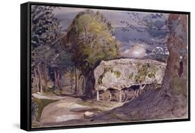 Barn at Shoreham-Samuel Palmer-Framed Stretched Canvas