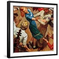 "Barn dance," November 25, 1944-Mead Schaeffer-Framed Giclee Print