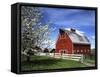 Barn, Ellensburg, Washington, USA-Charles Gurche-Framed Stretched Canvas