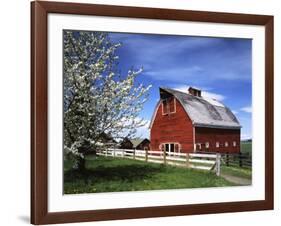 Barn, Ellensburg, Washington, USA-Charles Gurche-Framed Photographic Print