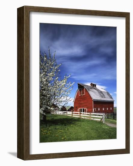 Barn, Ellensburg, Washington, USA-Charles Gurche-Framed Photographic Print