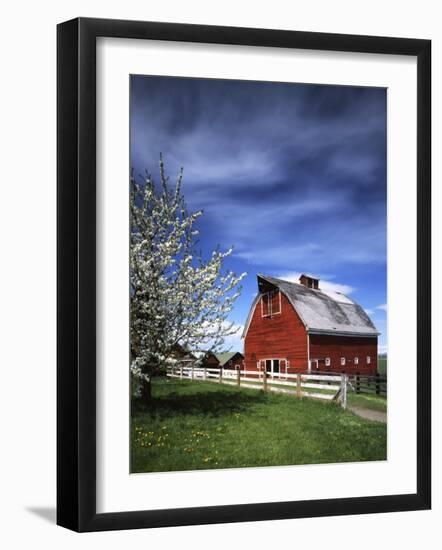 Barn, Ellensburg, Washington, USA-Charles Gurche-Framed Photographic Print