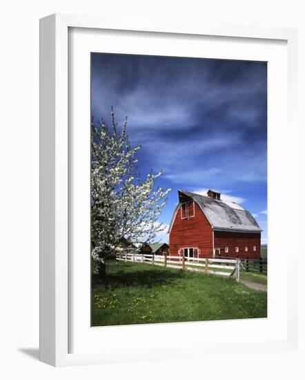 Barn, Ellensburg, Washington, USA-Charles Gurche-Framed Photographic Print