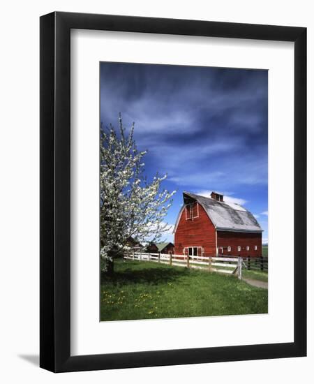 Barn, Ellensburg, Washington, USA-Charles Gurche-Framed Premium Photographic Print