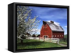 Barn, Ellensburg, Washington, USA-Charles Gurche-Framed Stretched Canvas