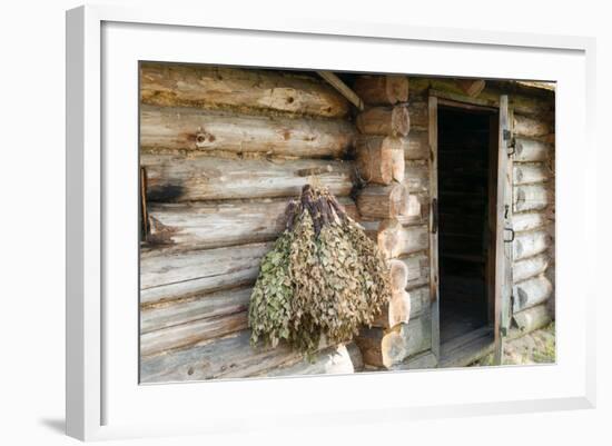 Barn Exterior, Varska, Estonia, Baltic States-Nico Tondini-Framed Photographic Print