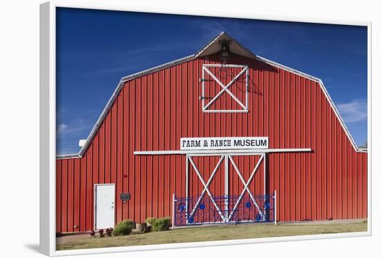 Barn, Farm and Ranch Museum, Elk City, Oklahoma, USA-Walter Bibikow-Framed Photographic Print