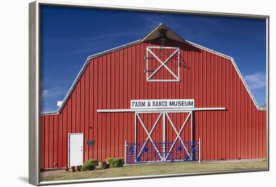 Barn, Farm and Ranch Museum, Elk City, Oklahoma, USA-Walter Bibikow-Framed Photographic Print