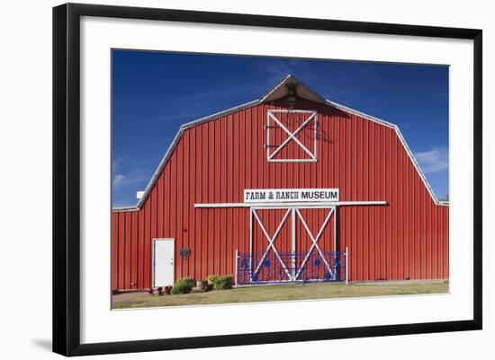 Barn, Farm and Ranch Museum, Elk City, Oklahoma, USA-Walter Bibikow-Framed Photographic Print