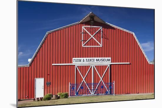 Barn, Farm and Ranch Museum, Elk City, Oklahoma, USA-Walter Bibikow-Mounted Photographic Print