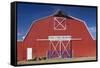 Barn, Farm and Ranch Museum, Elk City, Oklahoma, USA-Walter Bibikow-Framed Stretched Canvas