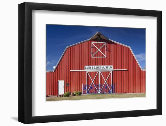 Barn, Farm and Ranch Museum, Elk City, Oklahoma, USA-Walter Bibikow-Framed Photographic Print