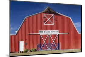 Barn, Farm and Ranch Museum, Elk City, Oklahoma, USA-Walter Bibikow-Mounted Photographic Print