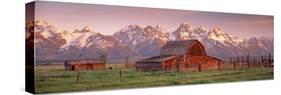 Barn Grand Teton National Park WY USA-null-Stretched Canvas
