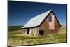 Barn in a field, Palouse, Moscow, Idaho, USA-Panoramic Images-Mounted Photographic Print