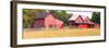 Barn in a field, Route 34, Colts Neck Township, Monmouth County, New Jersey, USA-null-Framed Photographic Print