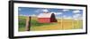 Barn in a Field-null-Framed Photographic Print